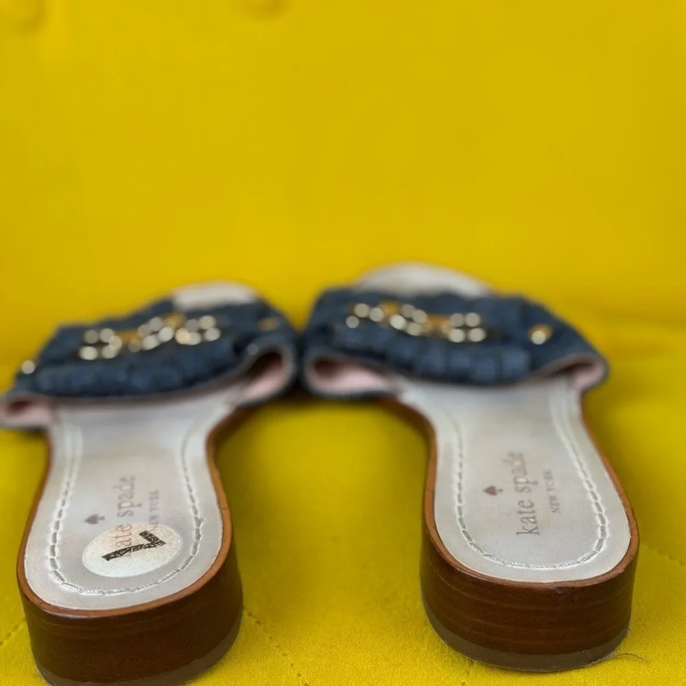 Kate Spade Blue Sandals with Classic Design
